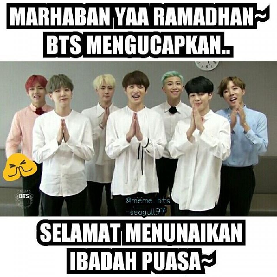 Download Koleksi 63 Foto Meme Bts Ramadhan Terbaik Dan Terupdate Tombol Merah