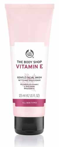 Rekomendasi Sabun Wajah Yang Bagus Untuk Kulit Kering - The Body Shop Vitamin E Gentle Facial Wash