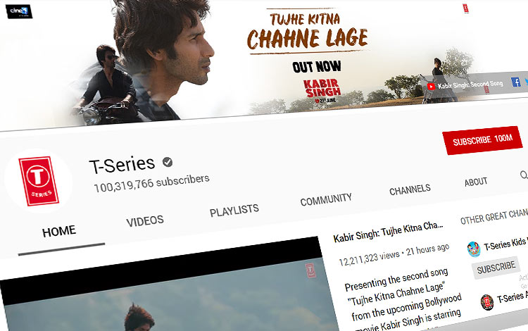 T-Series - YouTube Channel dengan 100 juta lebih subscriber