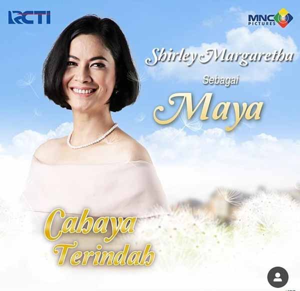 Daftar Pemain Sinetron Cahaya Terindah RCTI Terlengkap - Shirley Margaretha sebagai Maya