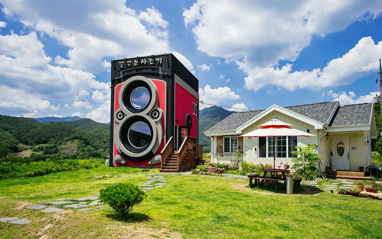 Cafe Di Dunia Dengan Desain Interior Yang Aneh Dan Unik - Dreamy Camera Cafe, Korea Selatan