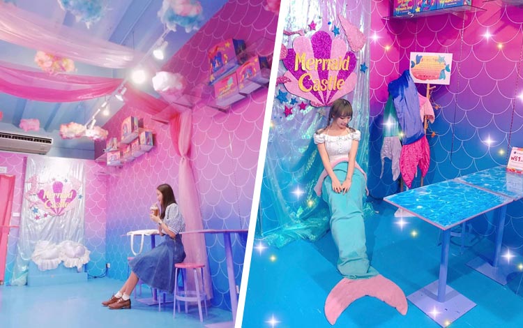 Cafe Di Dunia Dengan Desain Interior Yang Aneh Dan Unik - Mermaid Cafe, Thailand