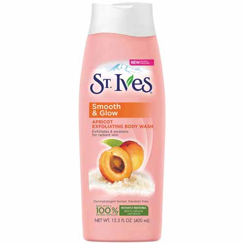 Sabun Cair Yang Bagus Untuk Kesehatan Kulit - St. Ives Smooth & Glow Apricot Exfoliating