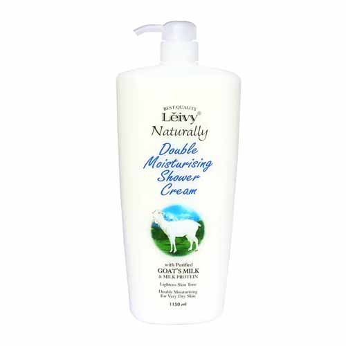 Merk Sabun Mandi Yang Bagus Agar Kulitmu Tampak Putih Dan Sehat - Leivy Moisturising Shower Cream Goat’s Milk