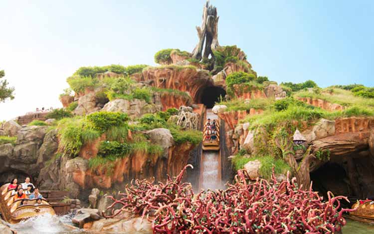 Wisata Terfavorit Di Jepang - Tokyo Disneyland, Splash Mountain