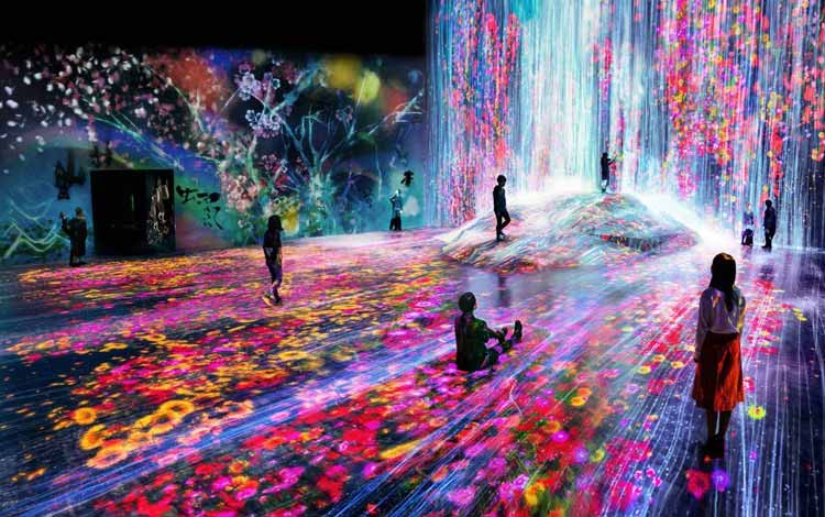 Wisata Terfavorit Di Jepang - teamLab Borderless