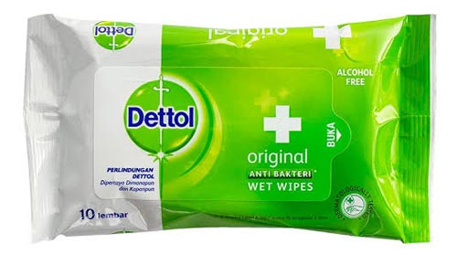 Merek Tisu Basah Terbaik Dan Berkualitas - Detol Anti Bakteri Wet Wipes