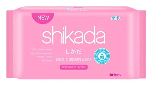 Merek Tisu Basah Terbaik Dan Berkualitas - Mitu Shikada Facial Cleansing Wipes