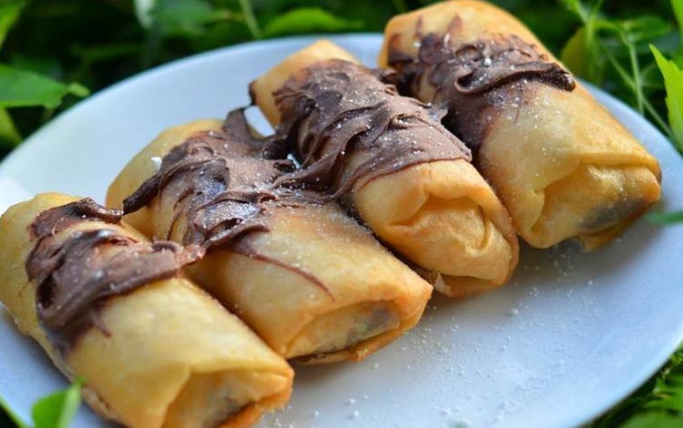 Aneka Makanan Olahan Berbahan Dasar Pisang - Lumpia Pisang