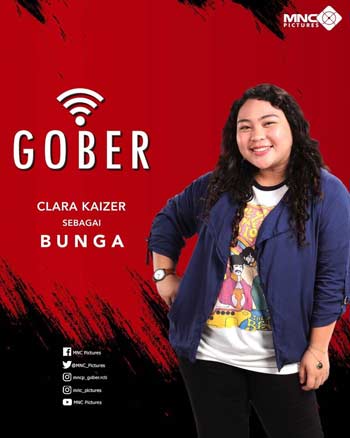 Daftar Pemain Sinetron Gober RCTI Terlengkap - Clara Kaizer sebagai Bunga