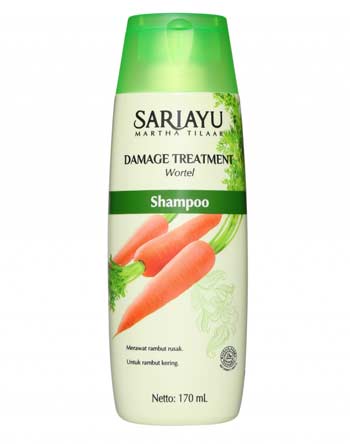 Merk Shampoo Untuk Rambut Bercabang - Sariayu Shampoo Damage Treatment Wortel