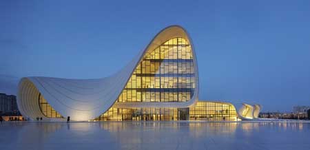 Bangunan Unik Di Dunia - Heydar Aliyev Cultural Center, Azerbaijan