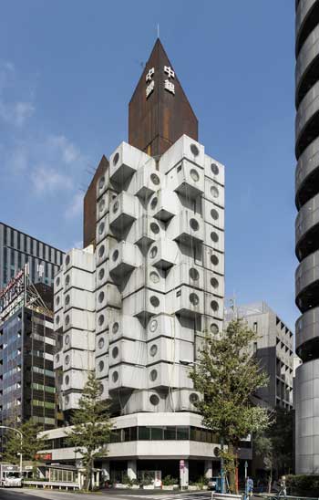 Bangunan Unik Di Dunia - Nakagin Capsule Tower, Jepang