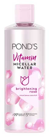 Produk Kosmetik Pond's Lengkap Dengan Harga - Pond's Vitamin Micellar Water Brightening Rose