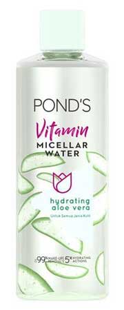 Produk Kosmetik Pond's Lengkap Dengan Harga - Pond's Vitamin Micellar Water Hydrating Aloe Vera