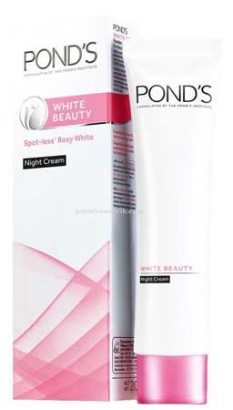 Produk Kosmetik Pond's Lengkap Dengan Harga - Pond's White Beauty Spot-less Rosy White Night Cream