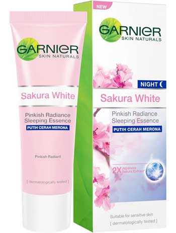 Garnier Sakura White Pinkish Radiance Sleeping Essence