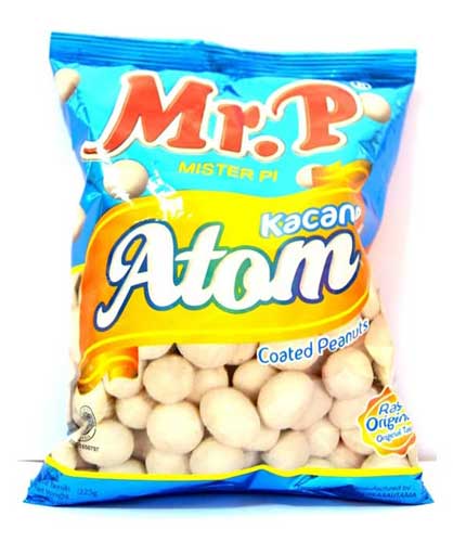 Merk Snack Kacang Atom - Mr.P Kacang Atom