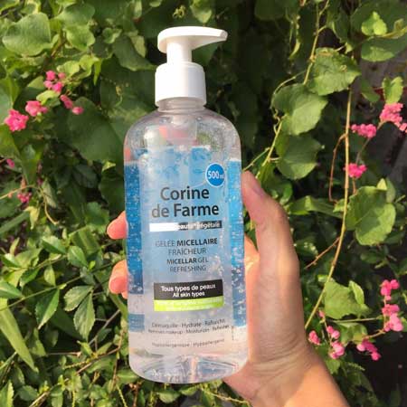 Rekomendasi Makeup Remover Yang Bagus - Corine de Farme Micellar Gel Refreshing 