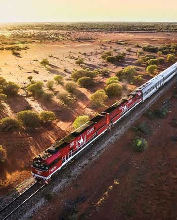 Lintasan Kereta Api Dengan Pemandangan Paling Indah Di Dunia - The Ghan