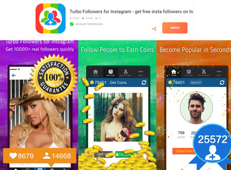 Aplikasi Penambah Followers Instagram Terbaik dan Gratis 2020 - Turbo Followers for Instagram 