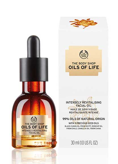 Produk The Body Shop Terbaik - The Body Shop Oils Of Life Intensely Revitalising Facial Oil