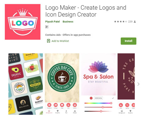 Aplikasi Pembuat Logo Terbaik di Android - Logo Maker - Logo Maker - Create Logos and Icon Design Creator