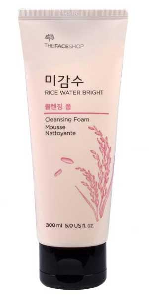 Skincare Untuk Kulit Kusam - The Faceshop Rice Water Bright Cleansing Foam