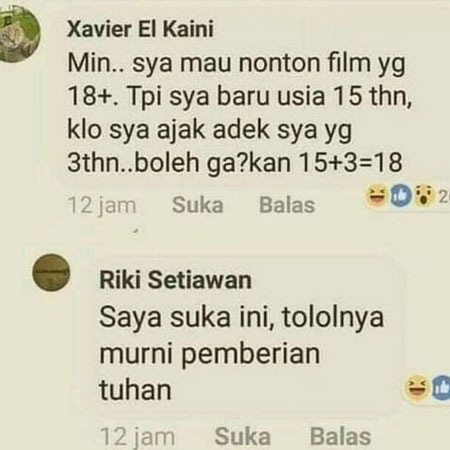 Berbagai Komentar Kocak Netizen Di Sosial Media