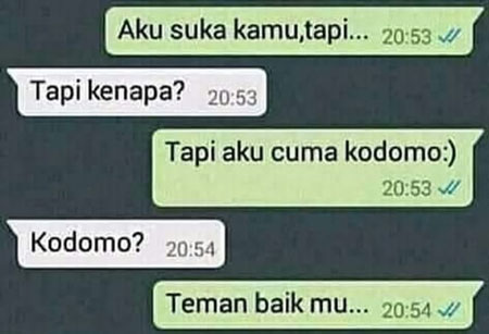 Chat kocak orang pacaran