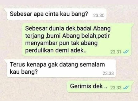 Chat Orang Pacaran Yang Bikin Ngakak