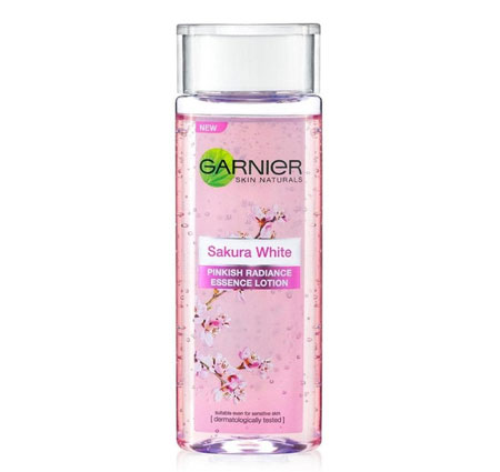 Merk Essence Yang Bagus - Garnier Sakura White Pinkish Radiance Essence Lotion