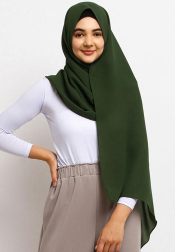 Jenis-Jenis Jilbab - Pashmina (Jilbab Persegi Panjang)