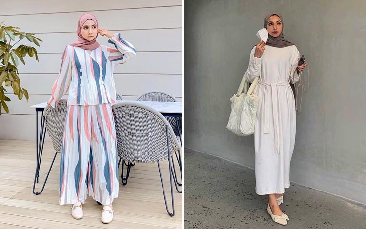 Mix and Match Flat Shoes Hijab