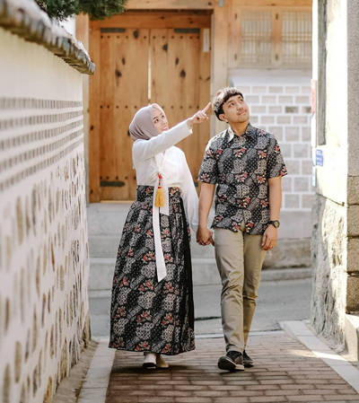 Inspirasi Baju Couple Lebaran