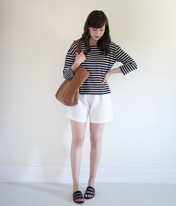 Inspirasi OOTD Hitam Putih Casual