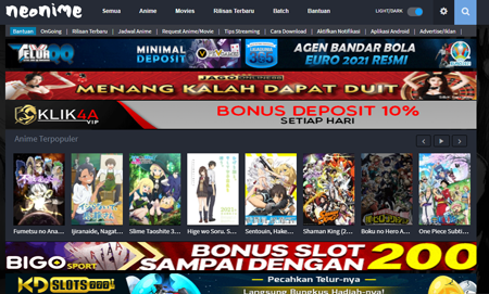 Situs Streaming Anime Sub Indo Terbaik