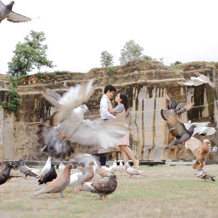 Ide Foto Prewedding Outdoor Casual