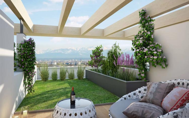 Desain Rooftop Minimalis Sederhana