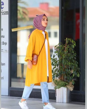 Inspirasi OOTD Hijab Kekinian Buat Ngabuburit