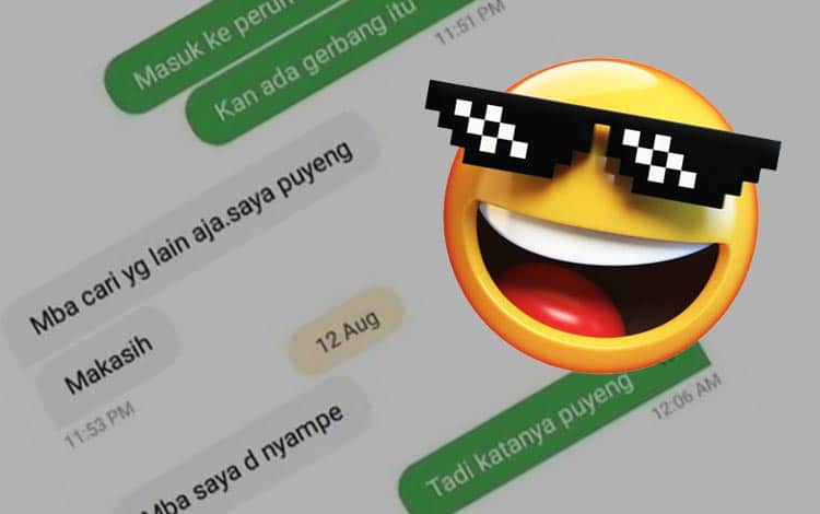 Chat lucu ojek online