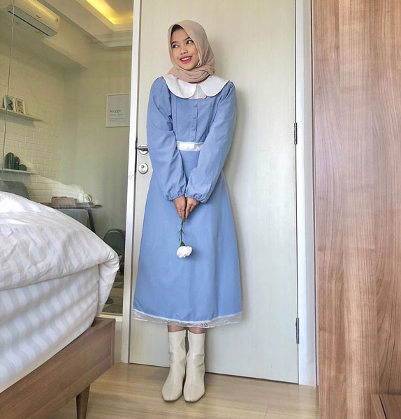 Inspirasi OOTD Hijab Remaja SMP